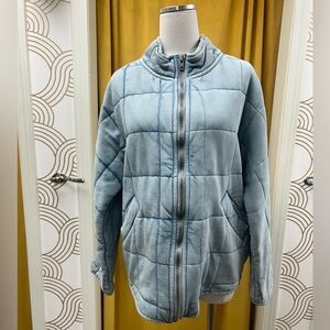 Free People Dolman Quilted Knit Jacket